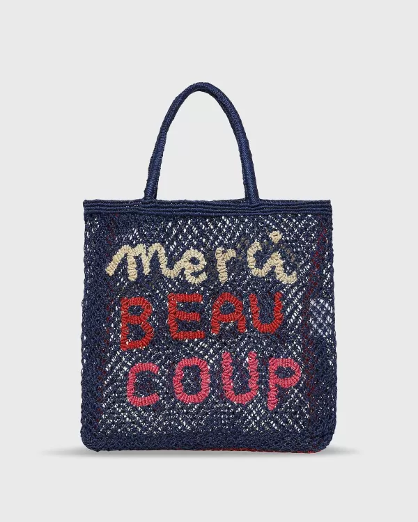Best Sale the Jacksons Large Merci Beau Coup Tote Blue Multi
