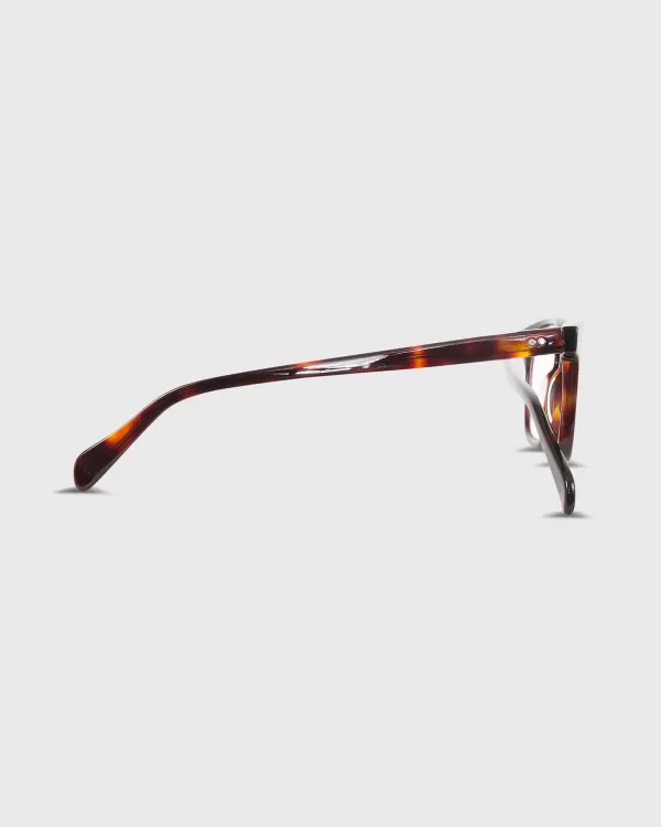 Shop Allyn Scura Legend Eyeglasses Demi-Amber Tortoise