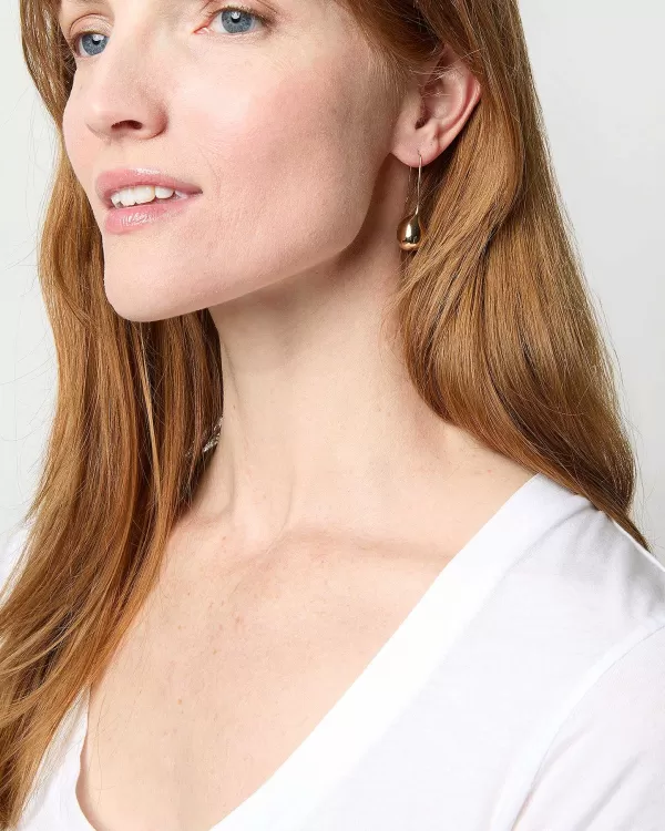 Flash Sale Helena Rohner Long Egg Earrings Gold