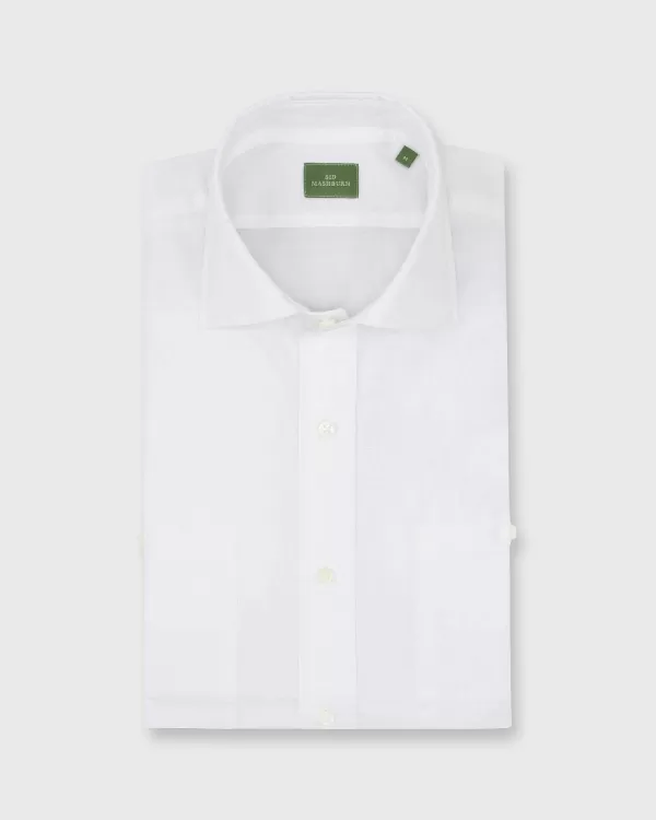Outlet Sid Mashburn Long-Sleeved Marquez Shirt White Cotolino