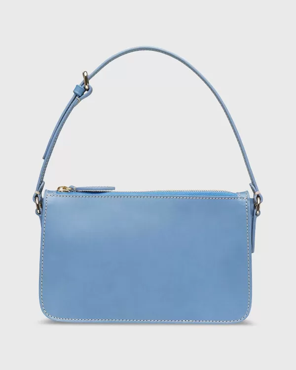 Fashion Ann Mashburn Louisa Bag Cornflower Leather