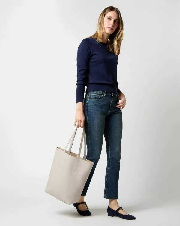 Fashion Ann Mashburn Margot Tote Porcelain Leather