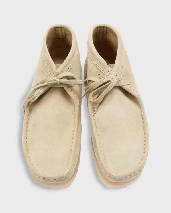Shop Clarks Men's Wallabee Boot Maple Suede