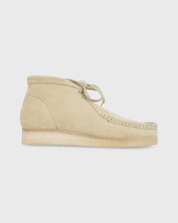 Shop Clarks Men's Wallabee Boot Maple Suede