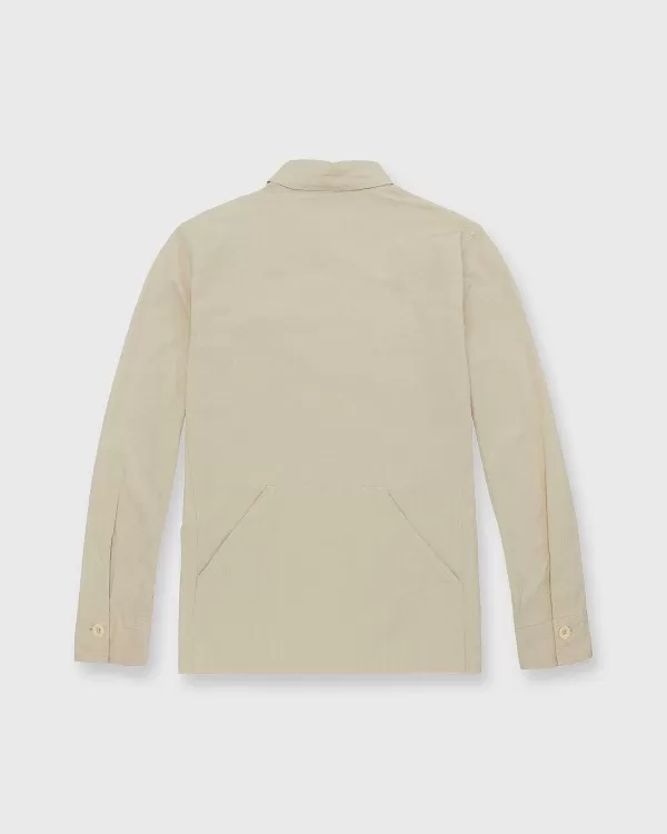 Flash Sale Sid Mashburn Military Jacket Stone Seersucker