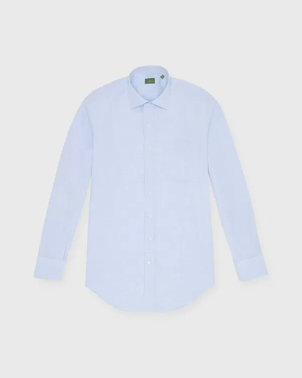 Online Sid Mashburn Otto Handmade Dress Shirt Sky Sea Island Poplin
