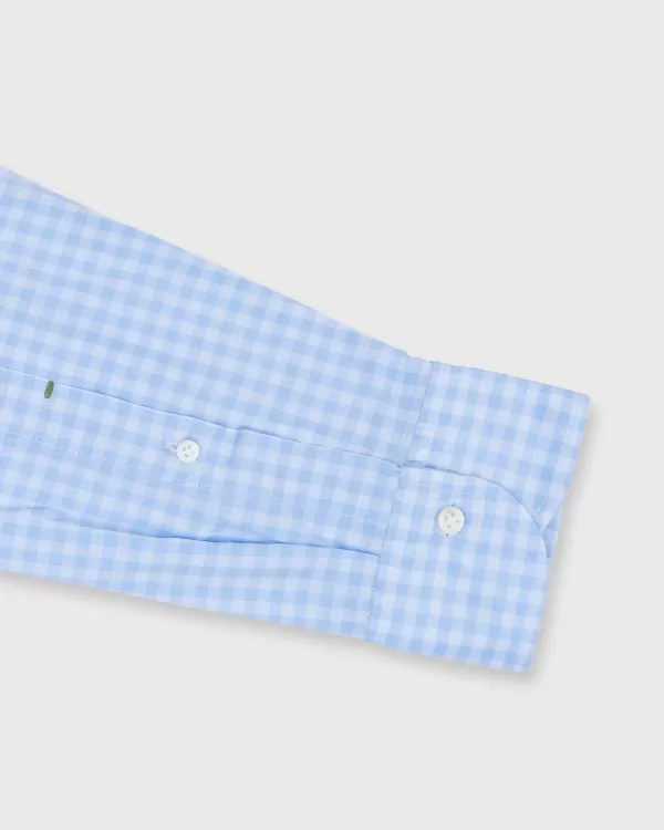 Discount Sid Mashburn Otto Handmade Sport Shirt Blue/Sky Gingham Poplin