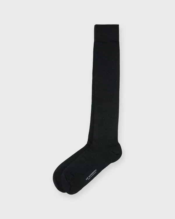 Cheap Sid Mashburn Over-The-Calf Dress Socks Navy/Olive Dot Extra Fine Merino