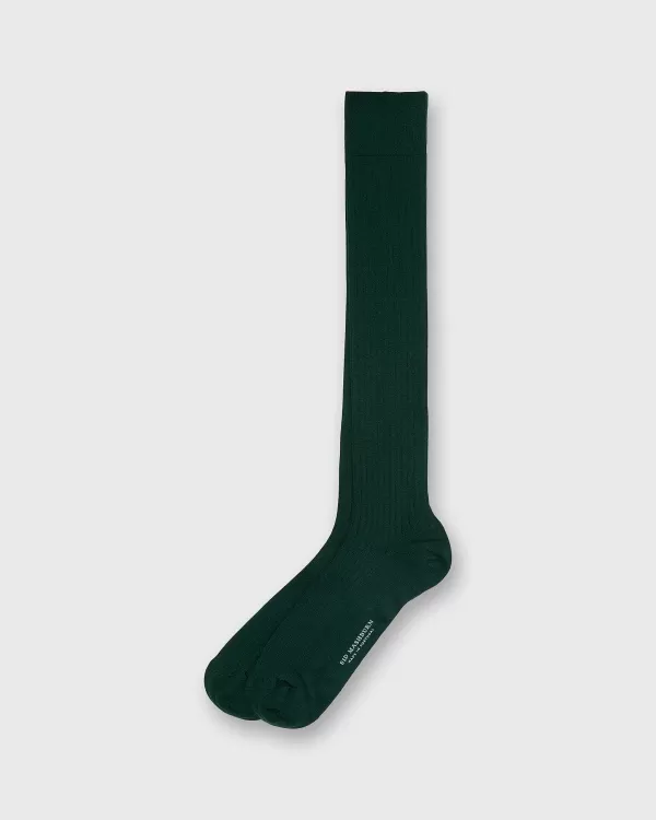 Store Sid Mashburn Over-The-Calf Dress Socks Petrol Extra Fine Merino