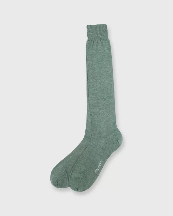 Shop Sid Mashburn Over-The-Calf Dress Socks Lovat Cashmere/Silk