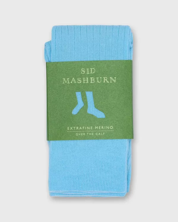 Cheap Sid Mashburn Over-The-Calf Dress Socks Glacier Extra Fine Merino