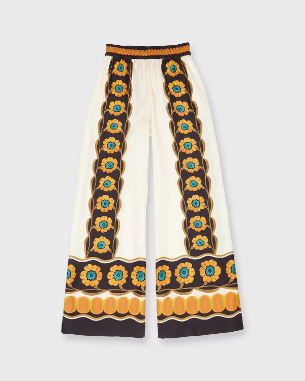 Outlet La DoubleJ Palazzo Pant Daisychain Silk Twill