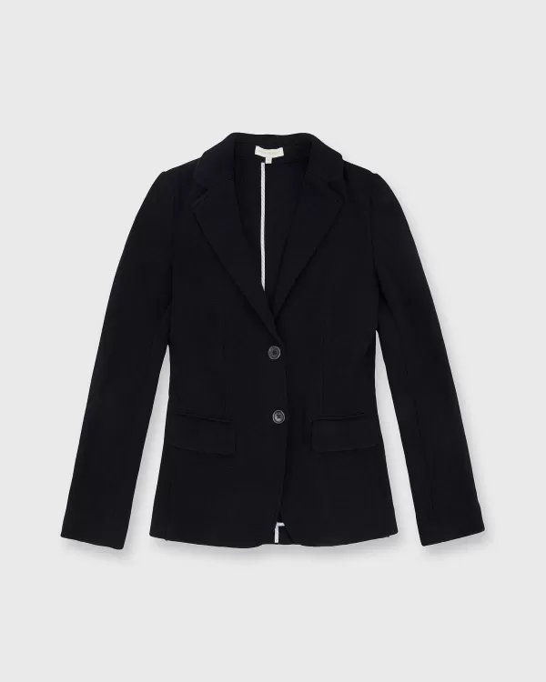 Flash Sale Ann Mashburn Parker Jacket Navy Wool Pique