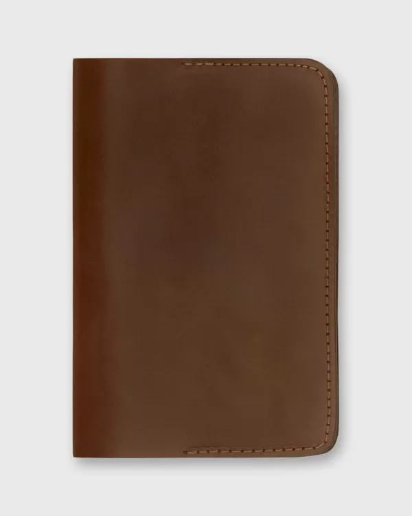 Sale Mashburn Passport Holder Medium Brown Leather