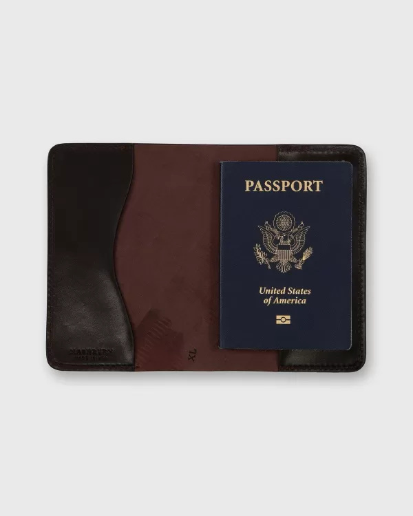 Clearance Mashburn Passport Holder Cordovan Leather
