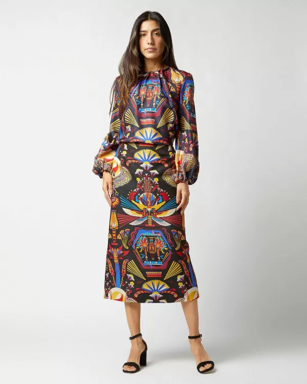 Store La DoubleJ Pencil Skirt Nephthys Navy Cady Wool