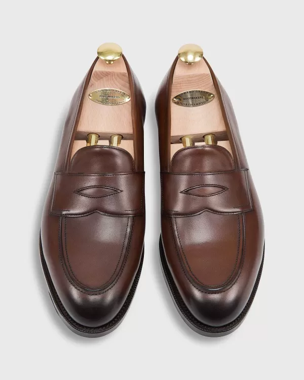 Outlet Edward Green Piccadilly Loafer Dark Oak Antique
