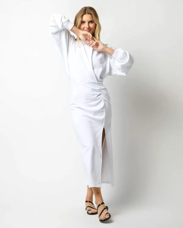 Outlet Isabel Marant Étoile Salomon Dress White