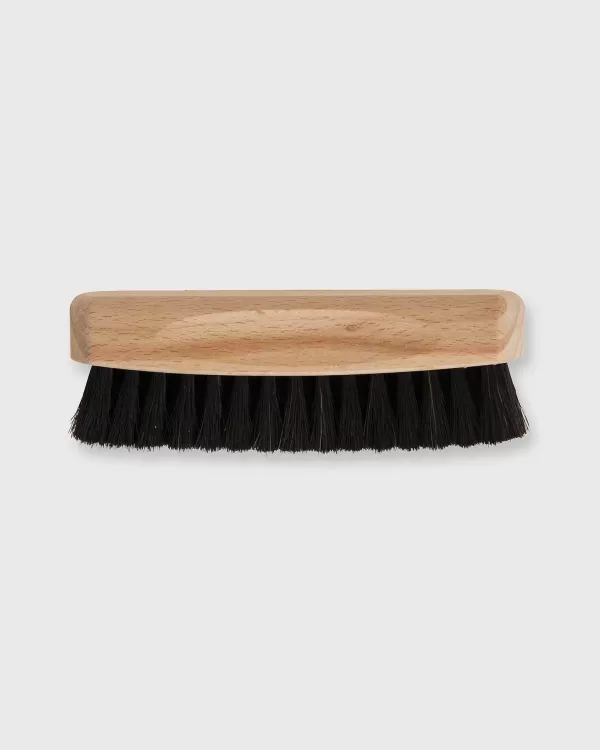 New Redecker Shoe Shine Brush Untreated Beechwood/Black Bristles