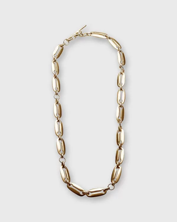 Cheap Helena Rohner Short Links Necklace Gold-Plated Brass