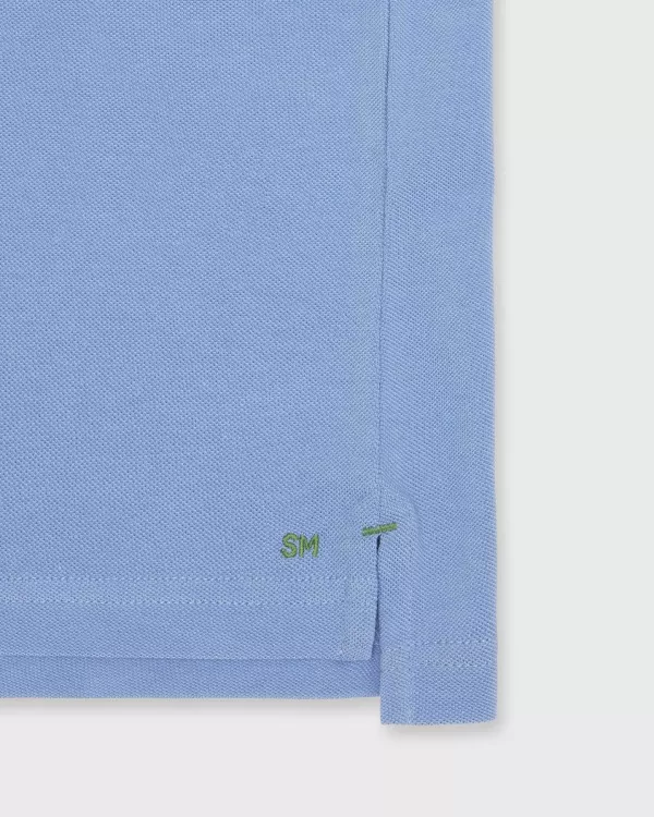 Flash Sale Sid Mashburn Short-Sleeved Polo Coastal Pima Pique