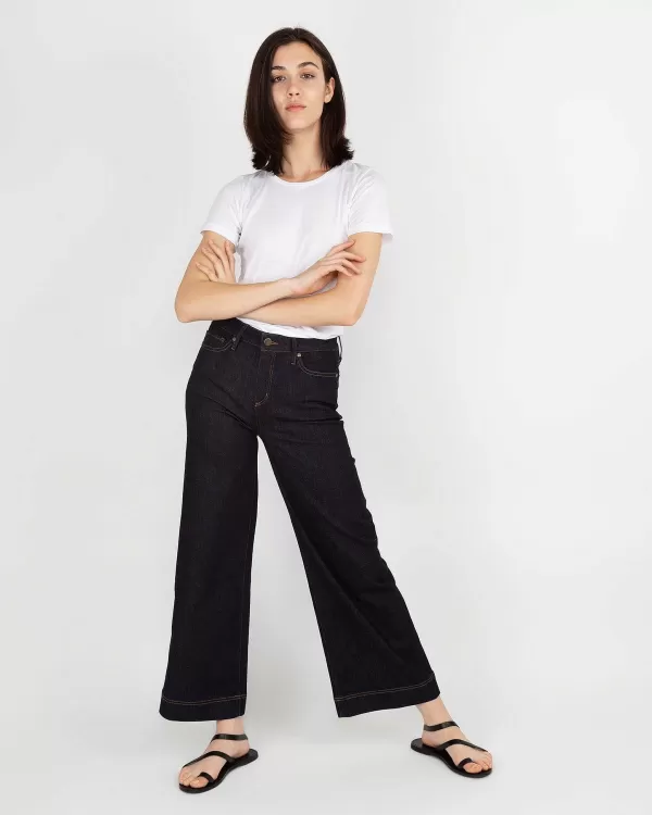 Sale Ann Mashburn Short-Sleeved Relaxed Tee White Pima Cotton