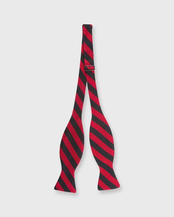 Flash Sale Sid Mashburn Silk Bow Tie Red/Black Stripe