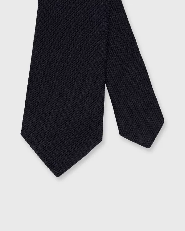 Outlet Sid Mashburn Silk Fino Grenadine Tie Dark Navy