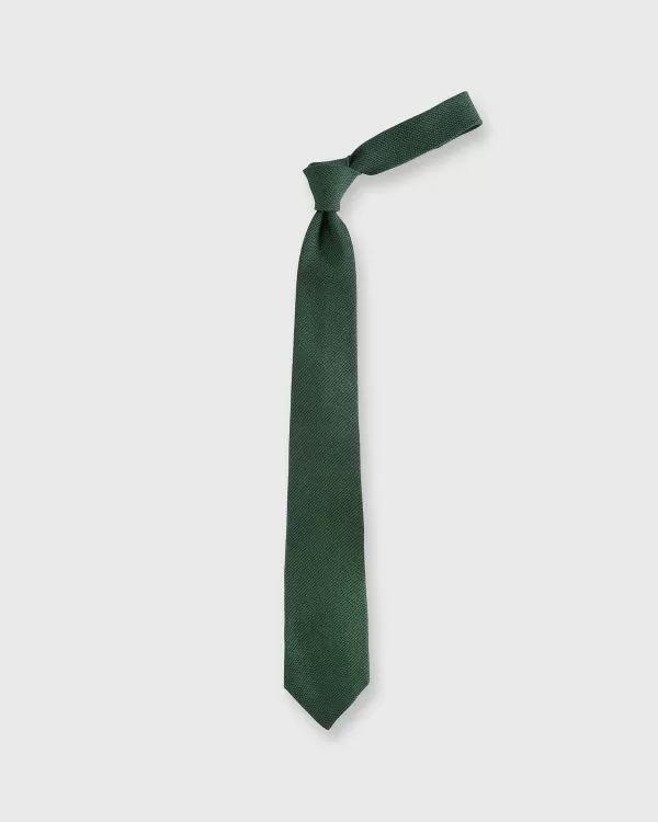 Fashion Sid Mashburn Silk Fino Grenadine Tie Hunter Green