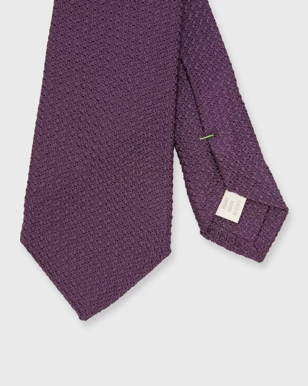 Sale Sid Mashburn Silk Grosso Grenadine Tie Eggplant