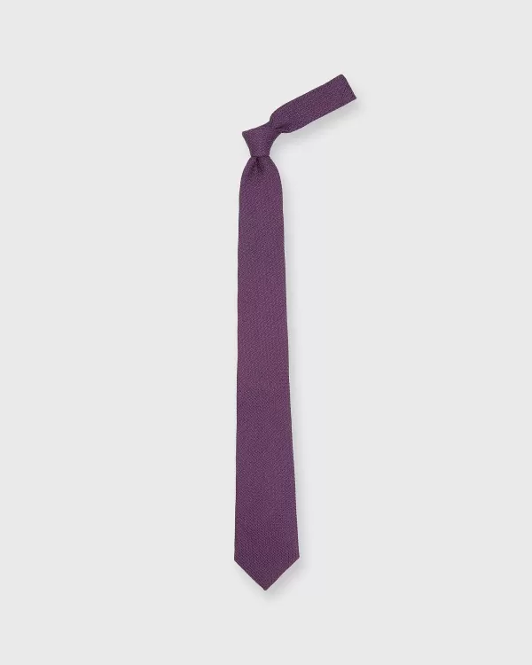 Sale Sid Mashburn Silk Grosso Grenadine Tie Eggplant