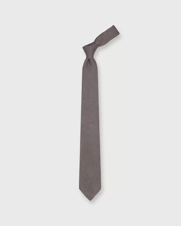 Outlet Sid Mashburn Silk Grosso Grenadine Tie Smoke