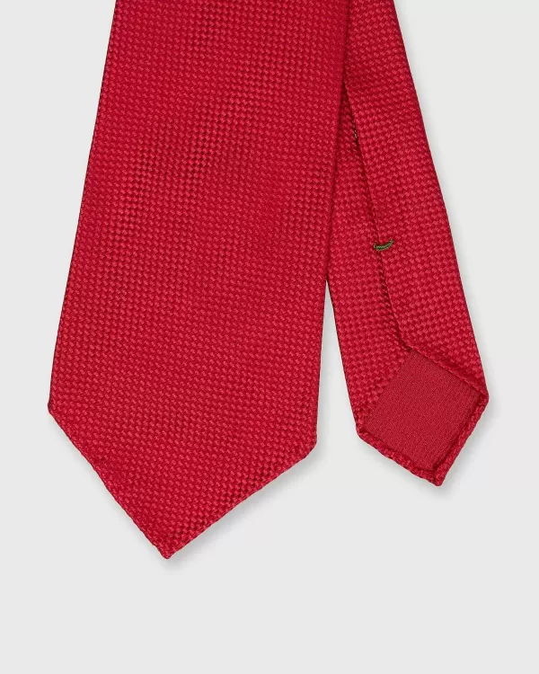 Best Sid Mashburn Silk Jacquard Tie Cherry