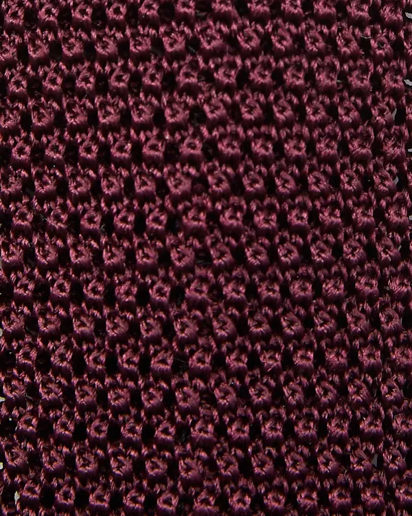 Hot Sid Mashburn Silk Knit Tie Oxblood