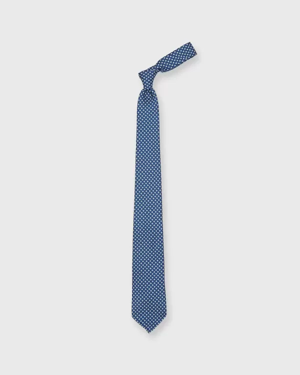 Cheap Sid Mashburn Silk Print Tie Navy/Bone/Sky Pinwheel