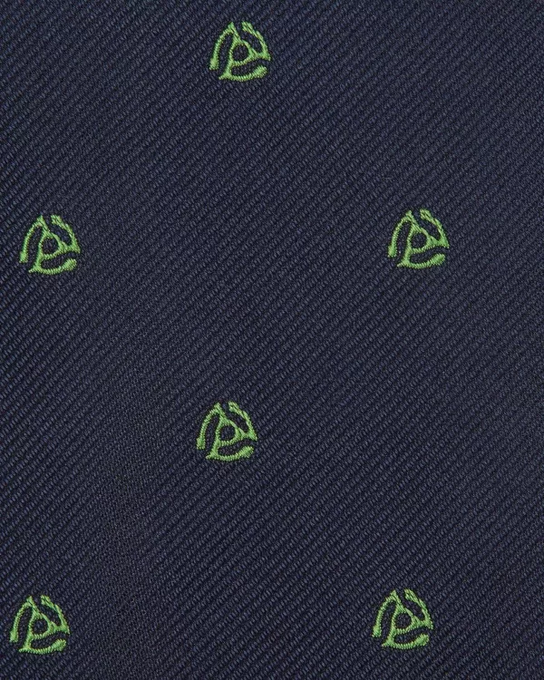 Discount Sid Mashburn Silk Woven Club Tie Navy/Green 45 Turntable Adapter