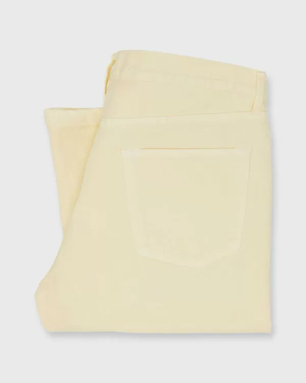 Online Sid Mashburn Slim Straight Jean Pale Yellow Garment-Dyed Denim