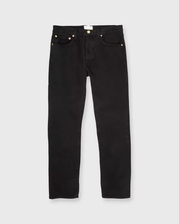 Store Sid Mashburn Slim Straight Jean Black Garment-Dyed Denim