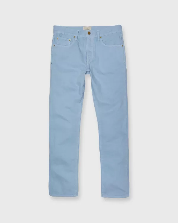 Clearance Sid Mashburn Slim Straight Jean Pale Blue Garment-Dyed Denim