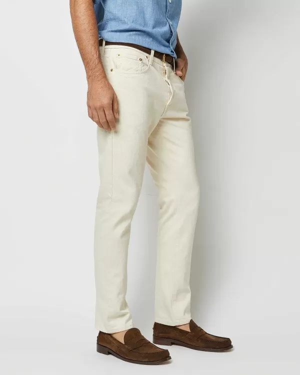 Clearance Sid Mashburn Slim Straight Jean Natural Denim