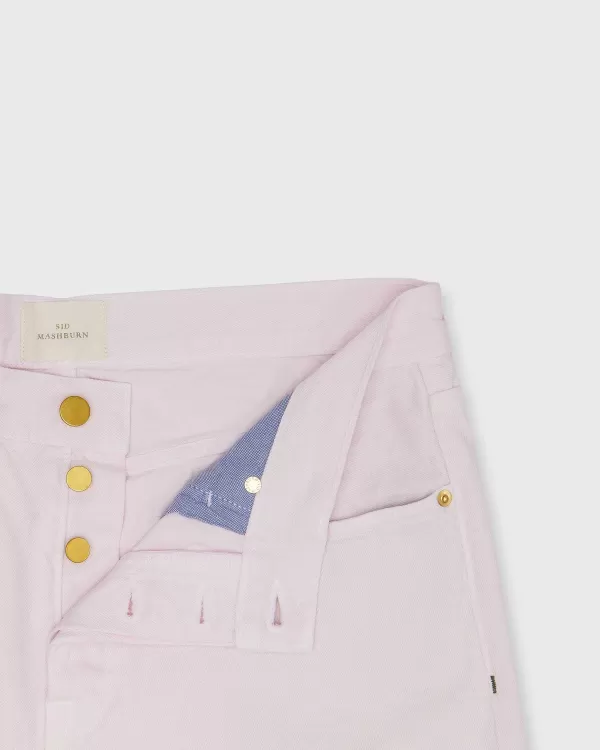 Hot Sid Mashburn Slim Straight Jean Pale Pink Garment-Dyed Denim
