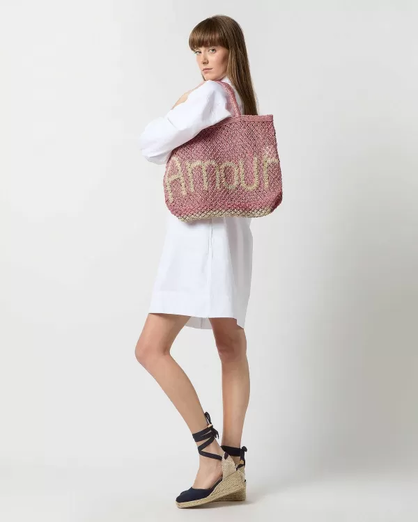 Best Sale the Jacksons Small Amour Tote Berry/Natural