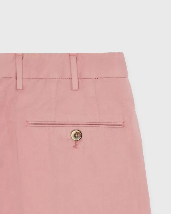 Sale PT01 Sport Trouser Rose Garment Dyed Stretch Silkochino