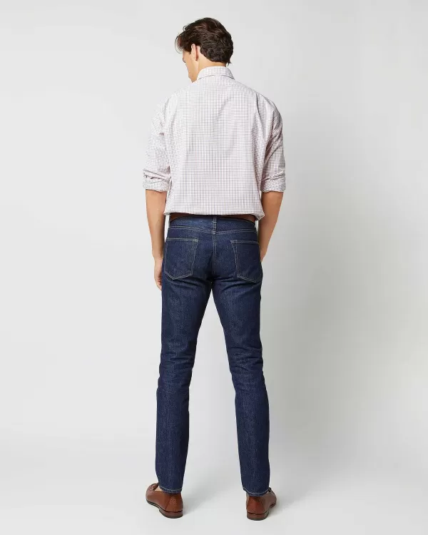 Online Sid Mashburn Spread Collar Sport Shirt Poppy/Yellow/Blue Tattersall Poplin