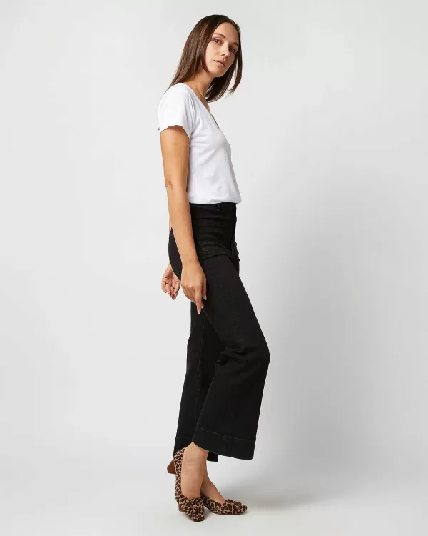 Flash Sale Jeanerica St Monica Cropped Jean Black 2 Weeks