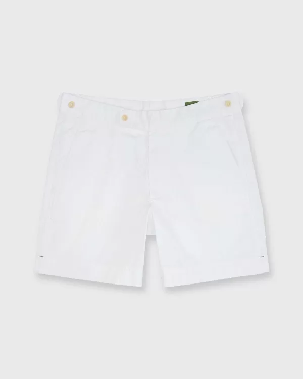 Discount Sid Mashburn Tennis Short White/White Ap Lightweight Twill
