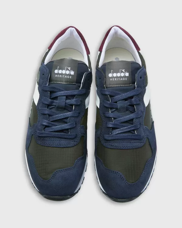 New Diadora Trident 90 Ripstop Sneaker Forest Night
