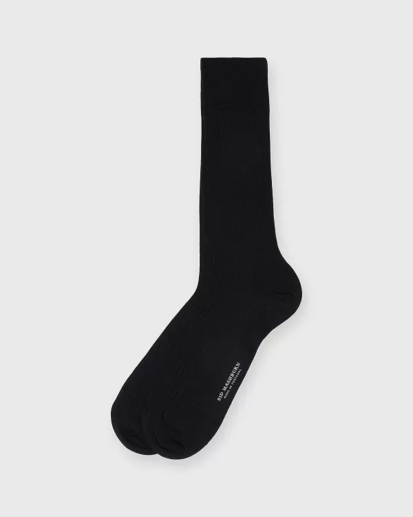 Hot Sid Mashburn Trouser Dress Socks Navy Extra Fine Merino