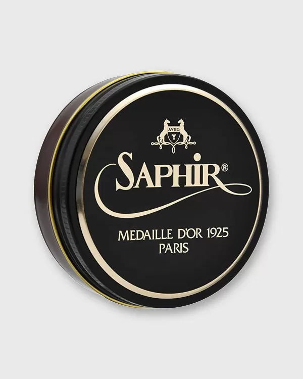 New Saphir Wax Polish, 50 Ml Medium Brown (37)