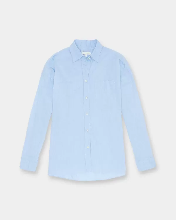 Flash Sale Ann Mashburn Weekender Shirt Sky Summer Cloth